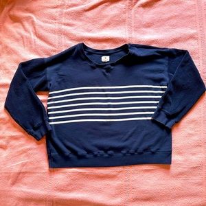 Sundry navy pullover sweatshirt